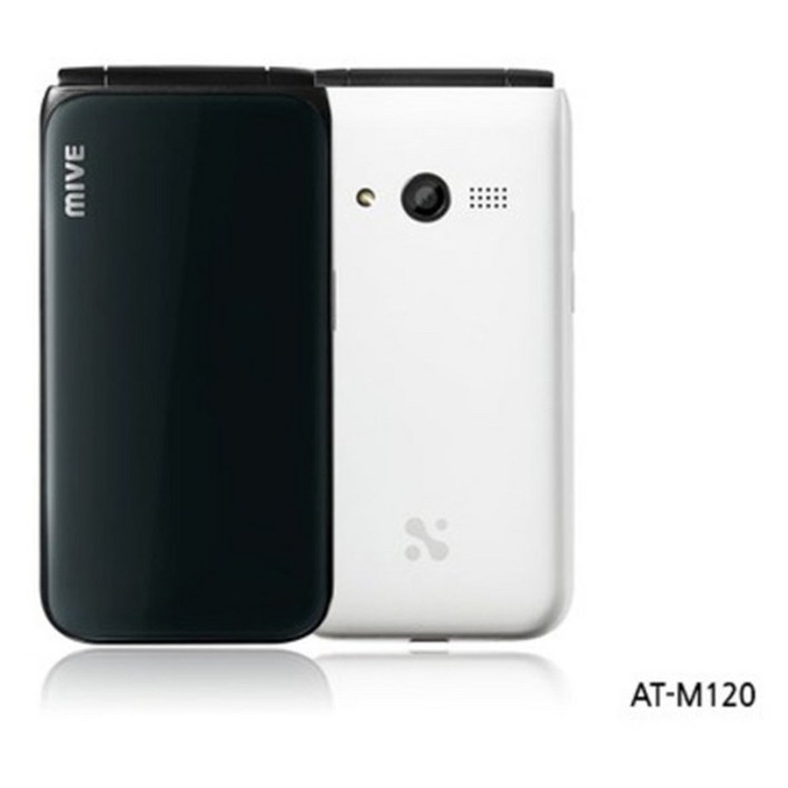 MIVE 스타일 폴더 투명 케이스 M120 광학액정보호필름2매