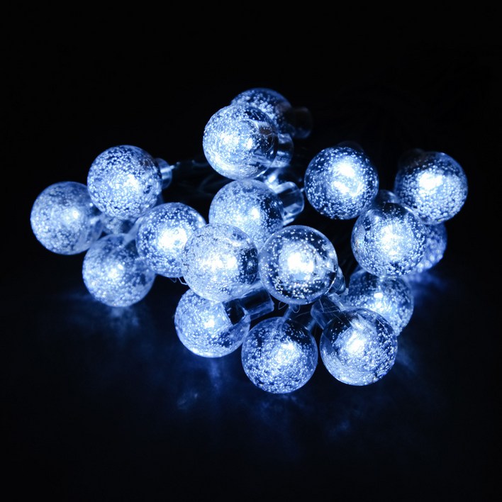 홈메이드 태양광 정원등 LED 구슬등 태양열 전구 조명 야외 마당 방수 트리전구 3컬러 20등200등