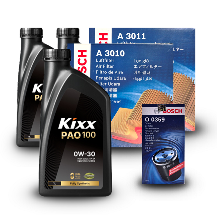 더 뉴 K9 RJ 5.0 가솔린 엔진오일세트 킥스 파오100 0W30 PAO100 구 파오1