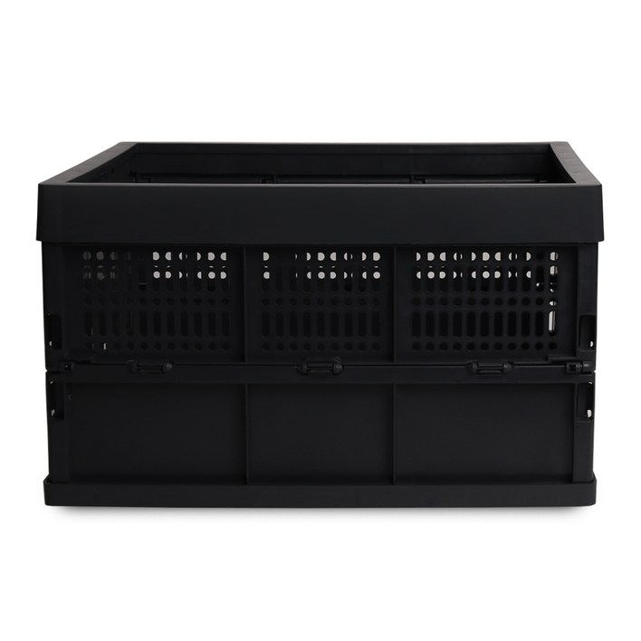 다용도 접이식 캠핑용 폴딩박스, 블랙, 1개