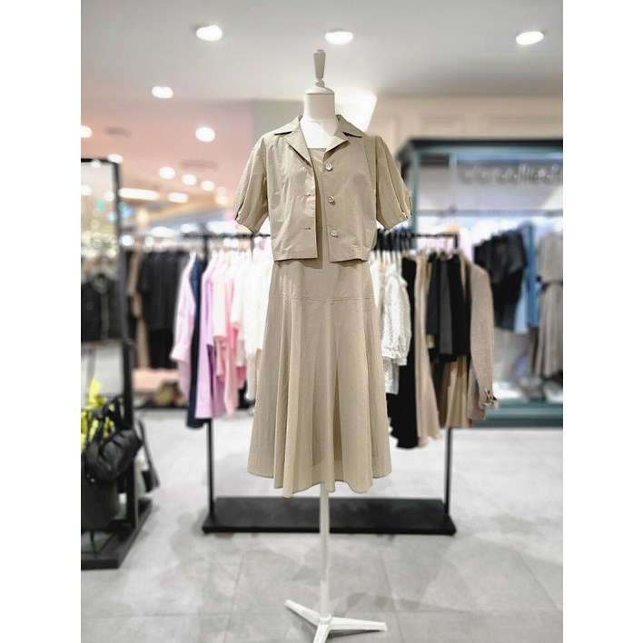 씨씨콜렉트 씨씨콜렉트 크롭 자켓 투웨이 원피스 E252PSE167 P003600208 379611