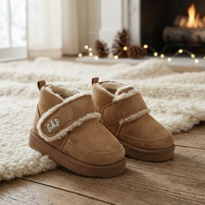 갭 아동용 밴드 스웨이드 부츠