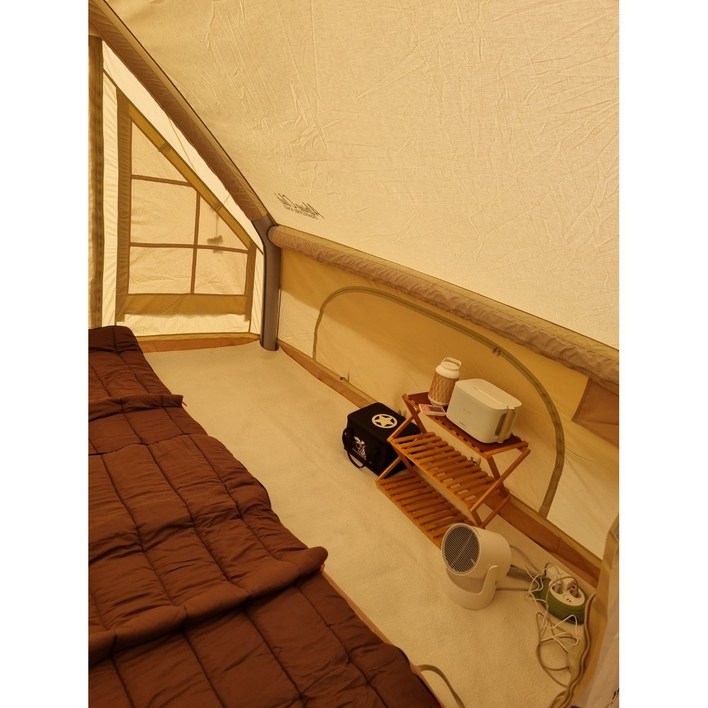 네이처하이크 에어텐트 12X 카페트에어폴 컷팅 지퍼연결 가방포함