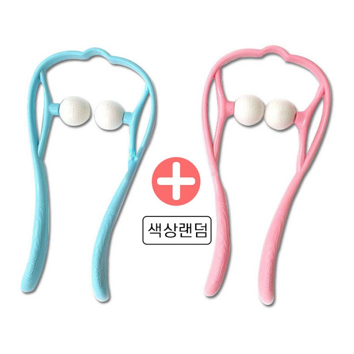 1+1 모완비 골프공 목 어깨 마사지기 세트, 1개