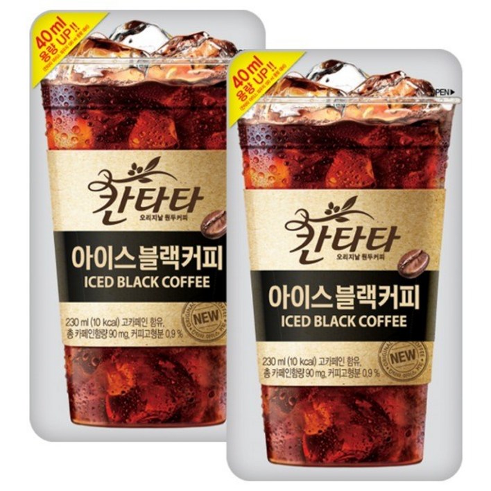롯데 칸타타 아이스 블랙커피