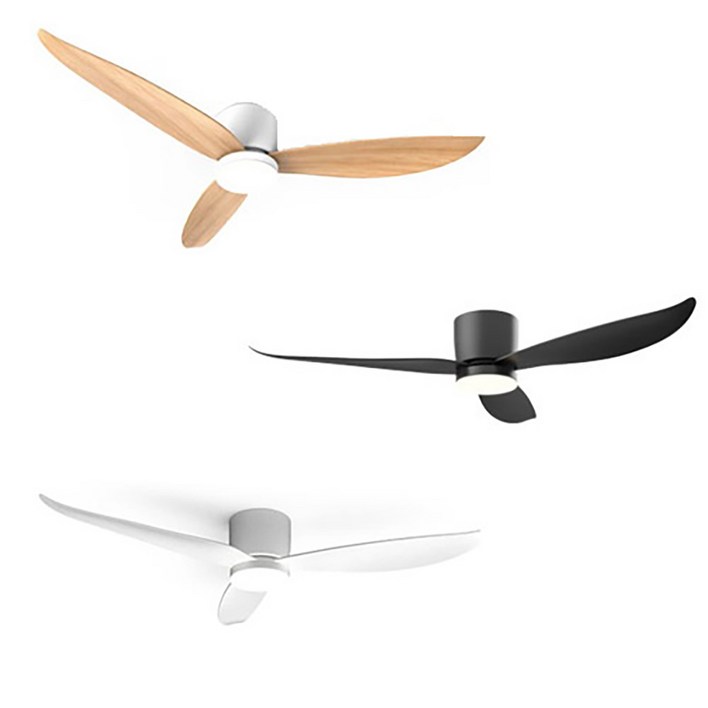 에어룩스 BLDC 42인치 52인치 리모컨 실링팬 KC 조명 미포함, 화이트