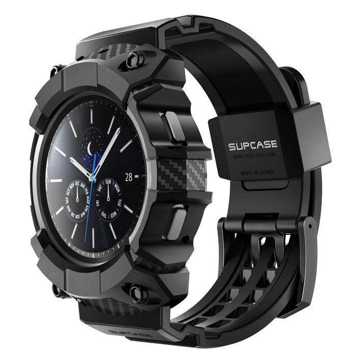 SUPCASE 갤럭시 워치4 클래식 46mm 러기드 일체형 보호 스트랩 밴드