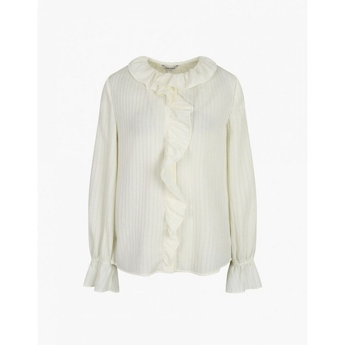 나이스클랍 프릴 블라우스N241MWB118 656566