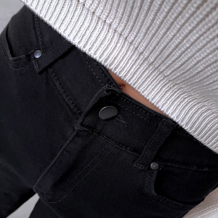 청바지 연구소 진랩 9015 주자 통바지 JeanLap 허리밴딩 기본 일자핏 하우룩 데님 일자 청바지