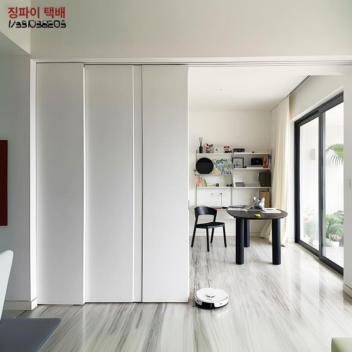 슬라이딩 미닫이문 거실 침실 주방 발코니 접이식 파티션 도어