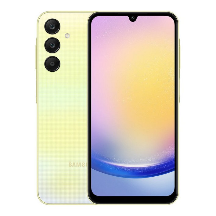 삼성 갤럭시A25 256GB 8램 옐로우 듀얼심 5G 관세포함 자급제폰, 256GB, 옐로우