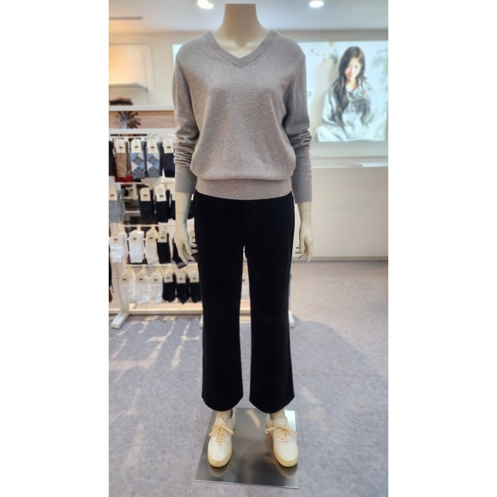 지오다노 여자 캐시미어 브이넥 긴팔 가디건 니트스웨터 3컬러 355913