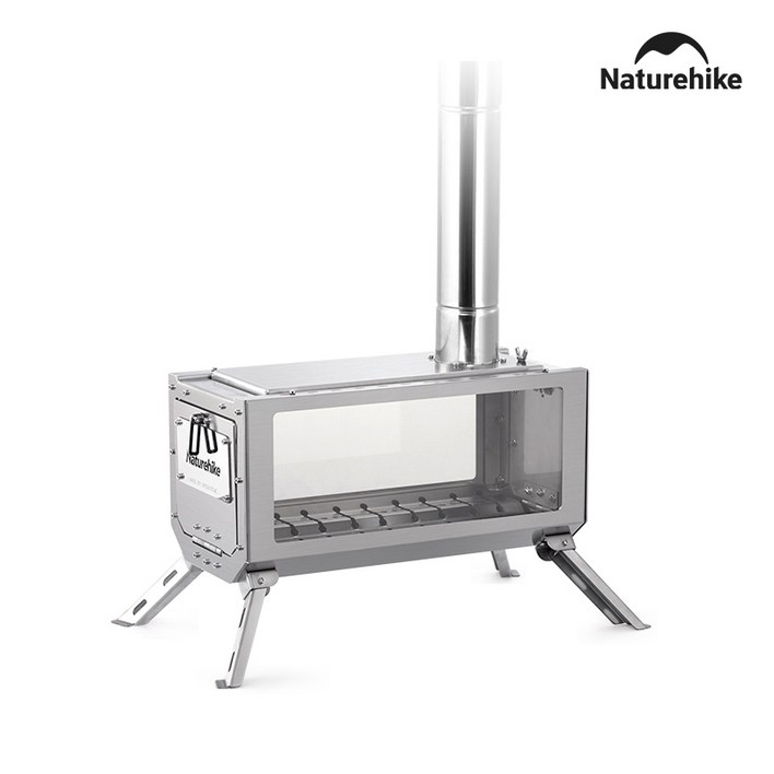 네이처하이크 테이블탑 우드 스토브 불멍 스테인리스 화로대