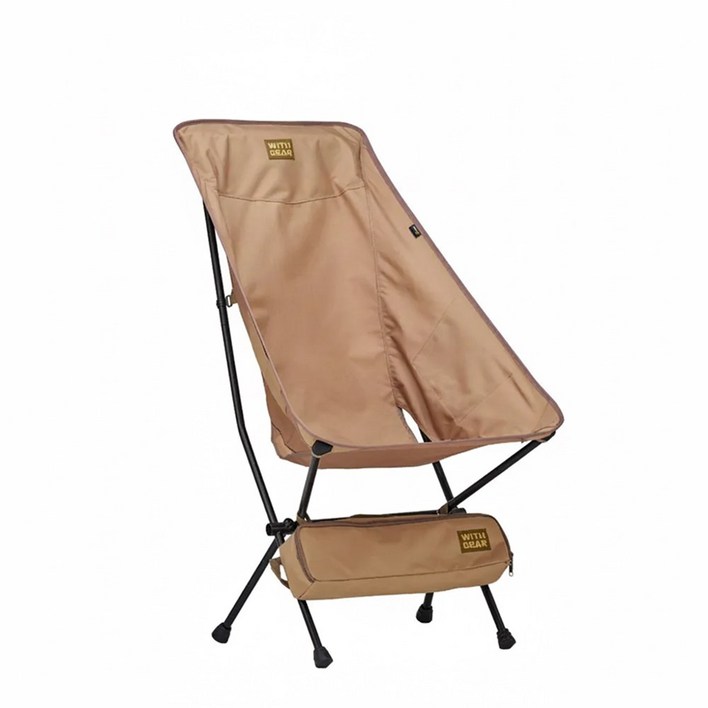 위드기어 체어 누크2 FCNK2 초경량 캠핑 의자 국내 제작 (국산) 접이식 예쁜 경량 캠핑체어 캠핑용품 접이식 의자침대, 코요테 브라운, 1개