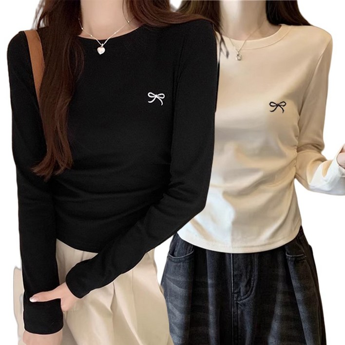 11 여성티셔츠 긴팔티 블라우스 맨투맨 티 슬림핏 캐주얼 VFB1291 38