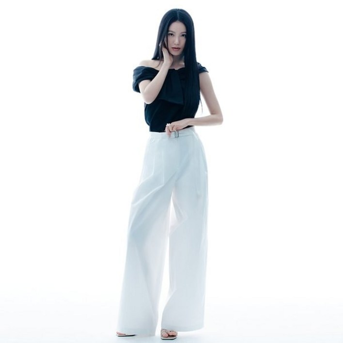 잇미샤 [25 S/S] 와이드 벨티드 슬랙스 ITP5ZPT860 2120656