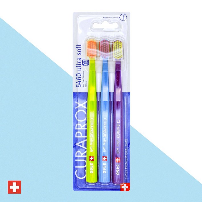 큐라덴 큐라프록스 울트라 소프트 칫솔 3개입 1세트 CS5460