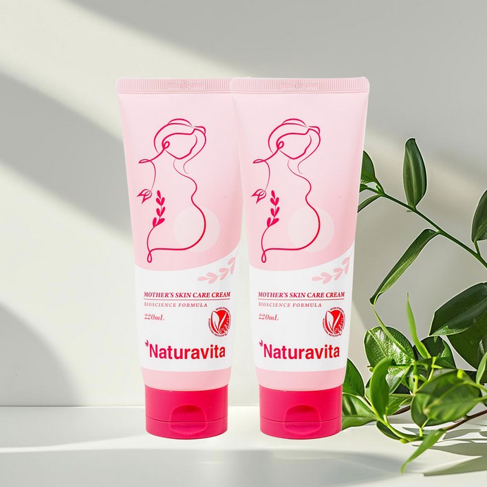 나투라비타 튼살크림 220ml FDA 피부테스트 완료 붉은선완화, 220ml, 2개