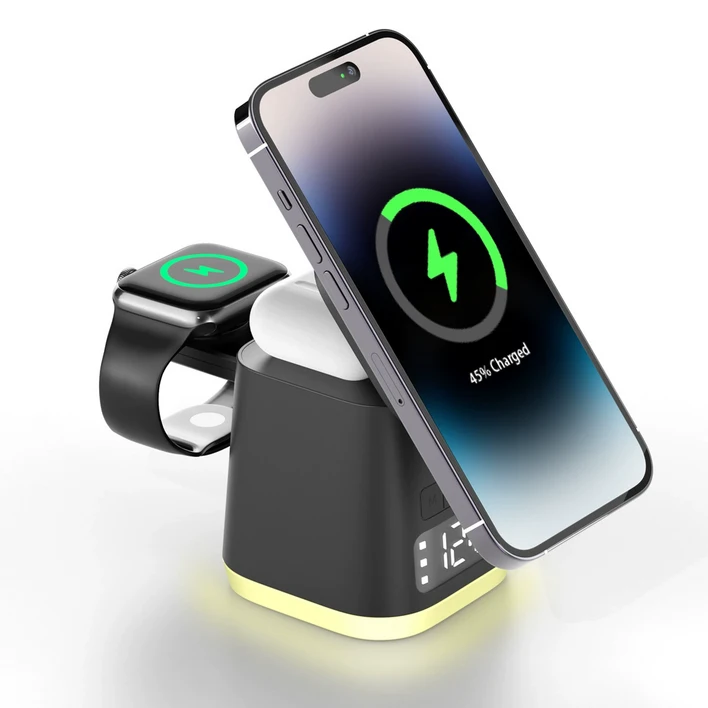 Bolt wave 15w 6 in1 자석 무선 충전기