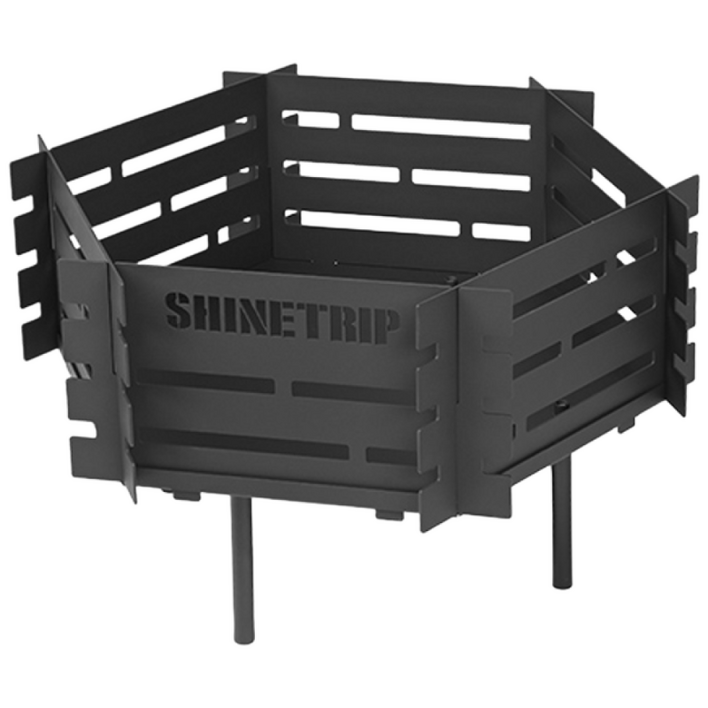 샤인트립 카본 스틸 육각 화로대 A-483, 1개