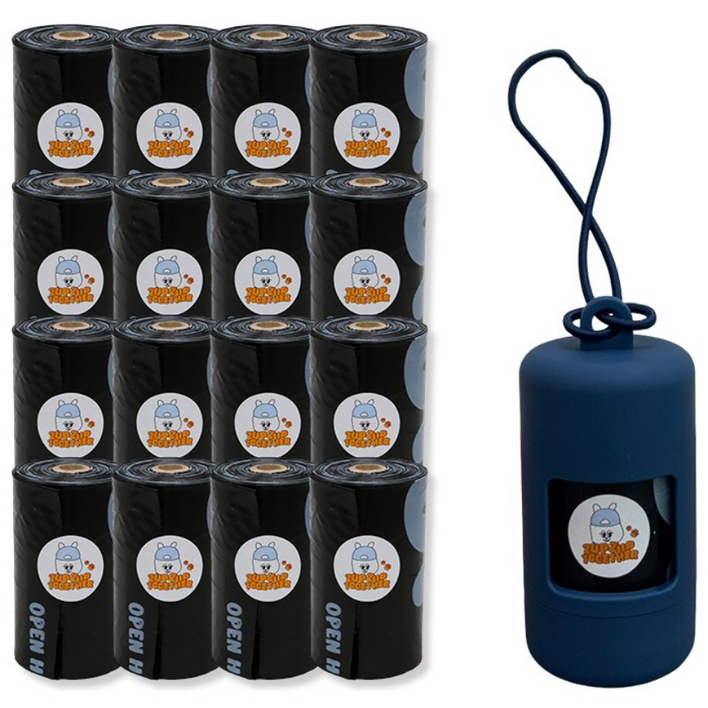 줍줍 강아지 배변봉투 풉백 똥봉투 똥츄 생분해 240매, 블랙, 1세트, 240개입