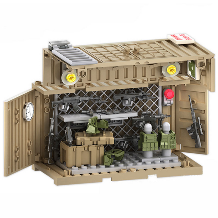 군인 특수부대 무기고 무기창고 컨테이너 b0908234