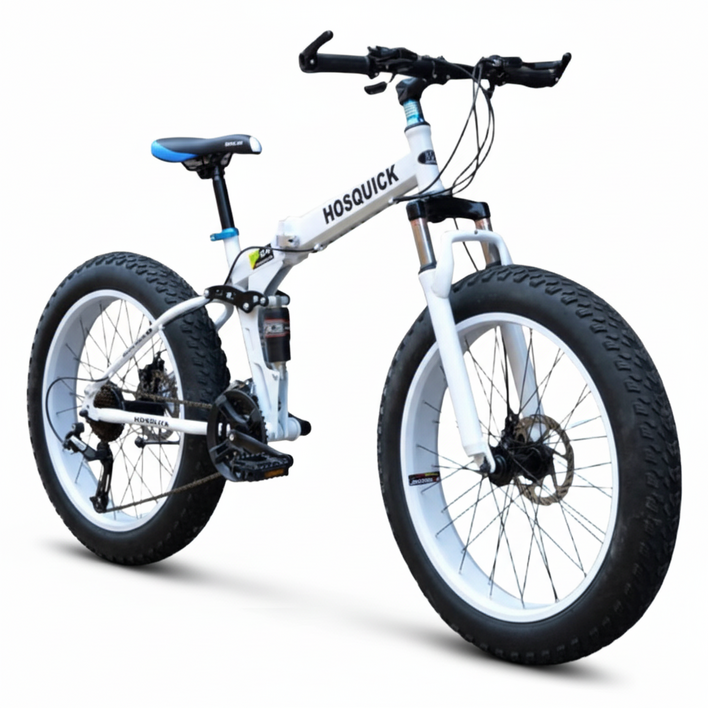 모트랙스 접이식자전거 MTB 산악 자전거 광폭 펫바이크 오프로드 초보자 출퇴근 가성비, 1개, 184cm, D.옐로우21단