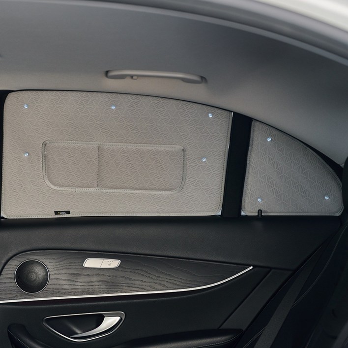 스포티지QL 햇빛가리개 암막커튼 차박커텐, 1세트, 2열뒷좌석쪽창