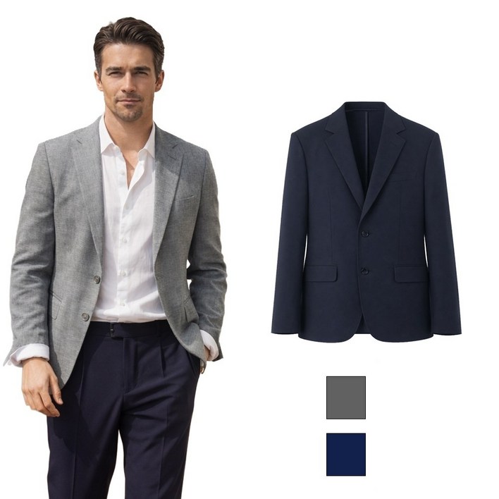 니콜생지르 남성 초경량 자켓 봄 여름 간절기 통기성 캐주얼 재킷