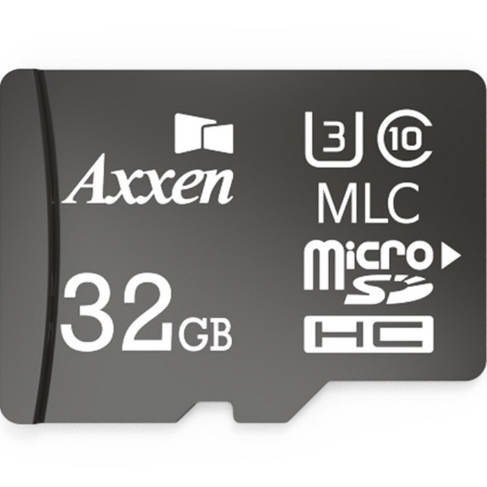아이나비sd카드 액센 블랙박스용 MSD Black MLC U3 Class10 마이크로 SD 카드, 32GB
