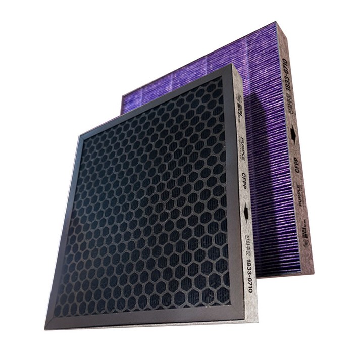 필터포유 첨착 활성탄 퍼플 자동차 에어컨 필터, CFPP013, 1개