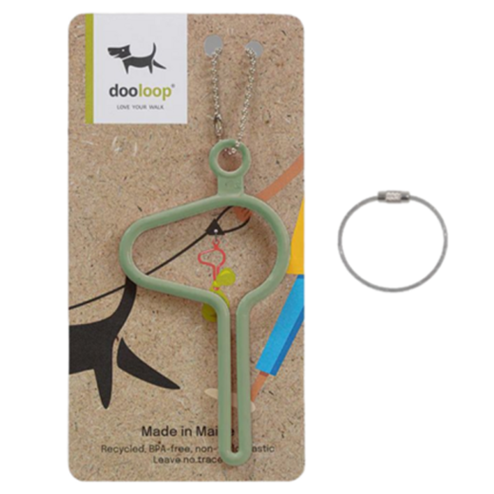 두루프 강아지 풉키링 배변봉투 홀더  코팅 와이어링 세트