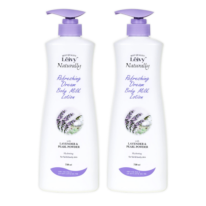 Leivy 라벤더 바디로션, 750ml, 2개 Leivy 라벤더 바디로션, 750ml, 2개