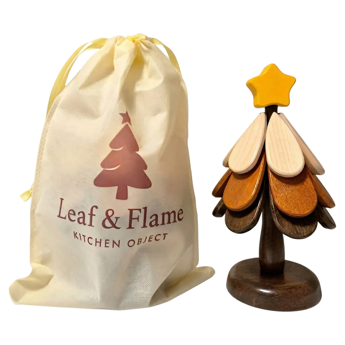 천만마켓 원목 우드 트리 별 냄비받침, 혼합색상, 1개