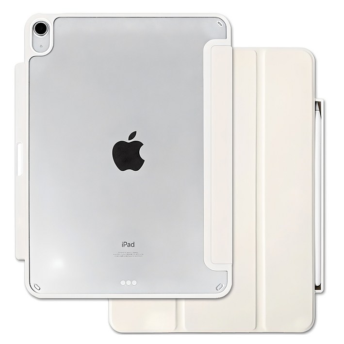 라이노핏 클리어쉴드 플러스 아이패드 케이스, 아이보리, 1개
