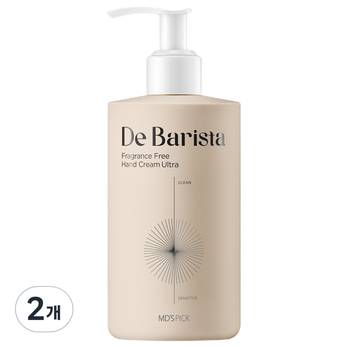 엠디스픽 드 바리스타 울트라 핸드크림 무향, 300g, 2개
