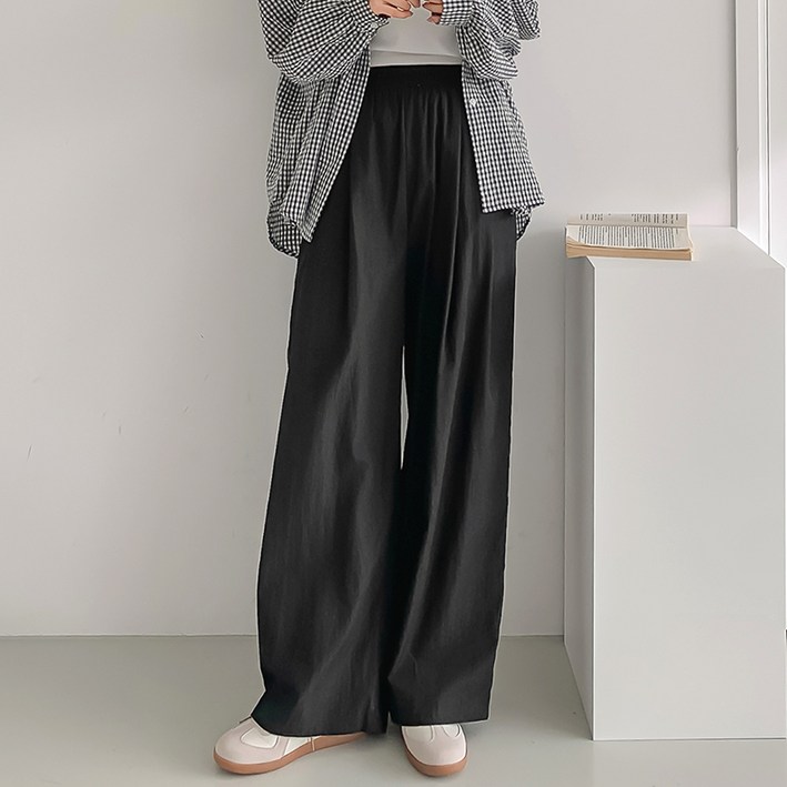 부루앤쥬디 여성용 G바스락주름와이드팬츠 ORFPT502B