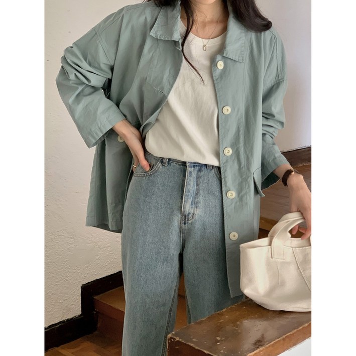 러브앤헤이트 여성 데일리 프렌치시크 카라넥 야상 트렌치 자켓 (3color)