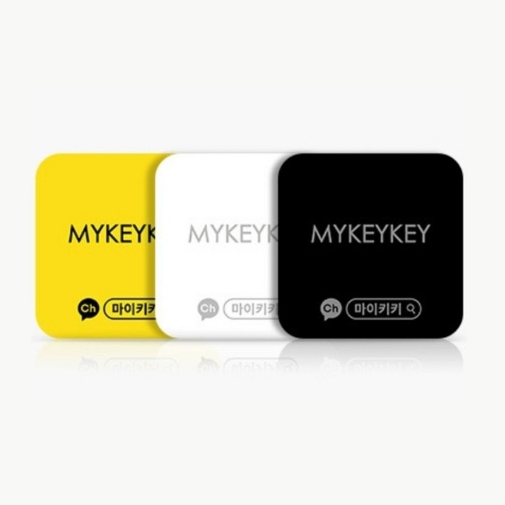 마이키키 터치키 휴대폰 스티커키 아파트 공동현관 디지털도어락 키, 세트4개입화이트, 1세트