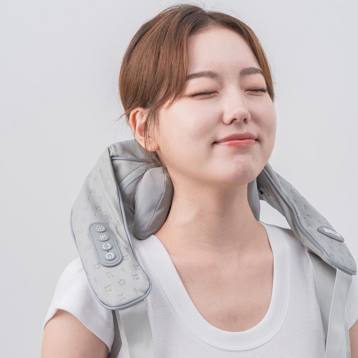 릴렉스파 목어깨 마사지기 3D텐션 목어깨 안마기, 그레이