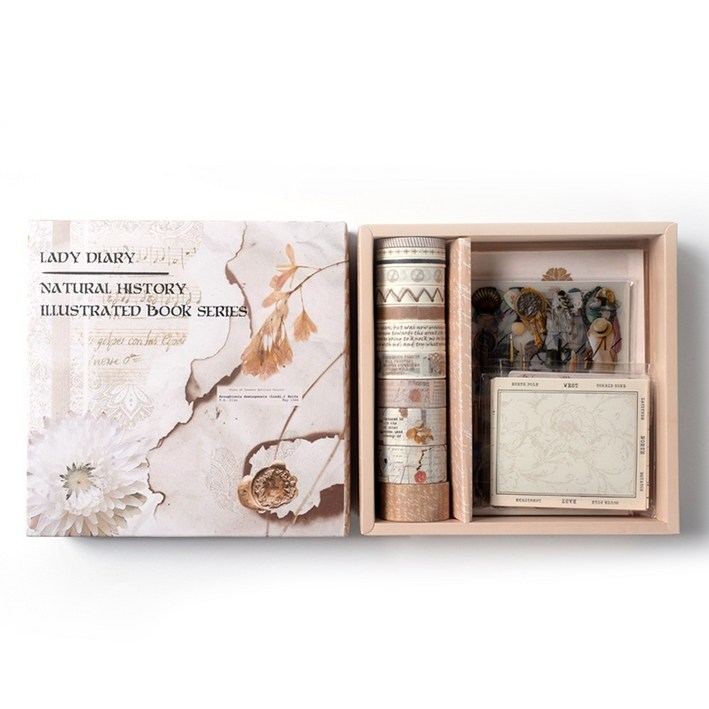 빈티지 마스킹 테이프 C 타입 세트 Vintage masking tape C type set, 1개 빈티지 마스킹 테이프 C 타입 세트 Vintage masking tape C type set, 1개