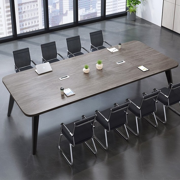 WOODLIK 회의테이블 대형 원목 탁자 사무용 휴게실 연수용 책상