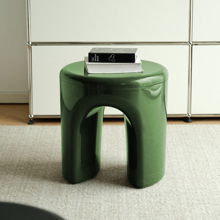 리비니아 모노 미드센추리 모던 인테리어 빈티지 보조 화장대 스툴의자 4colors