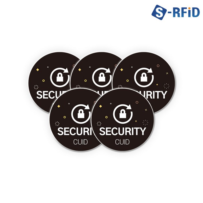 아파트 공동현관 도어락 복사 등록 MCT 출입문 CUID 스티커 태그 5개 세트