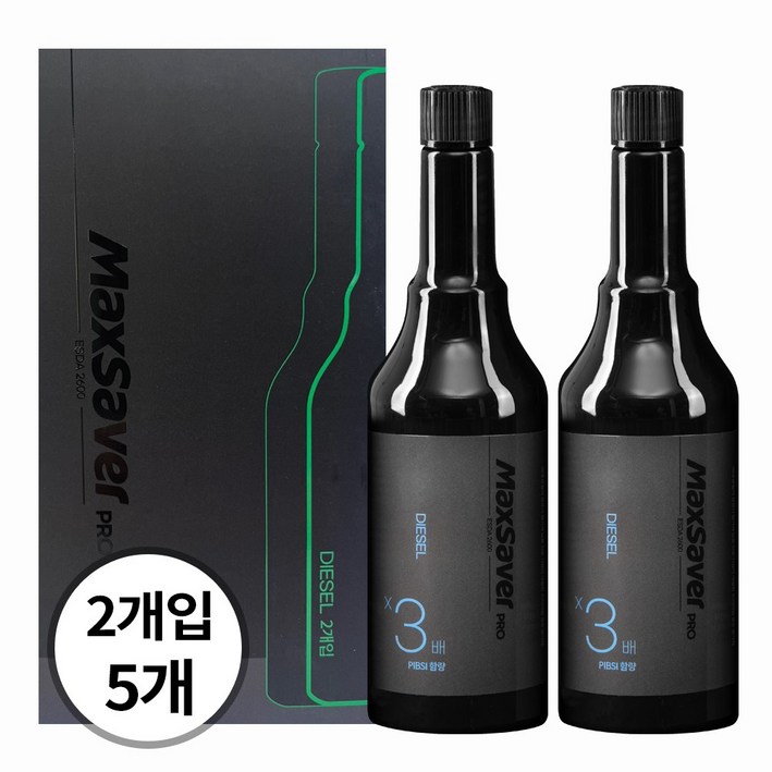 맥세이버 프로 연료첨가제 가솔린 디젤 300ml, 10개, 디젤/경유