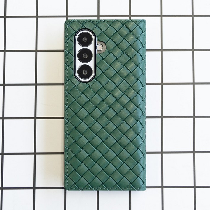 클레뷰 갤럭시 Z폴드 지갑 가죽케이스 위빙 다이어리