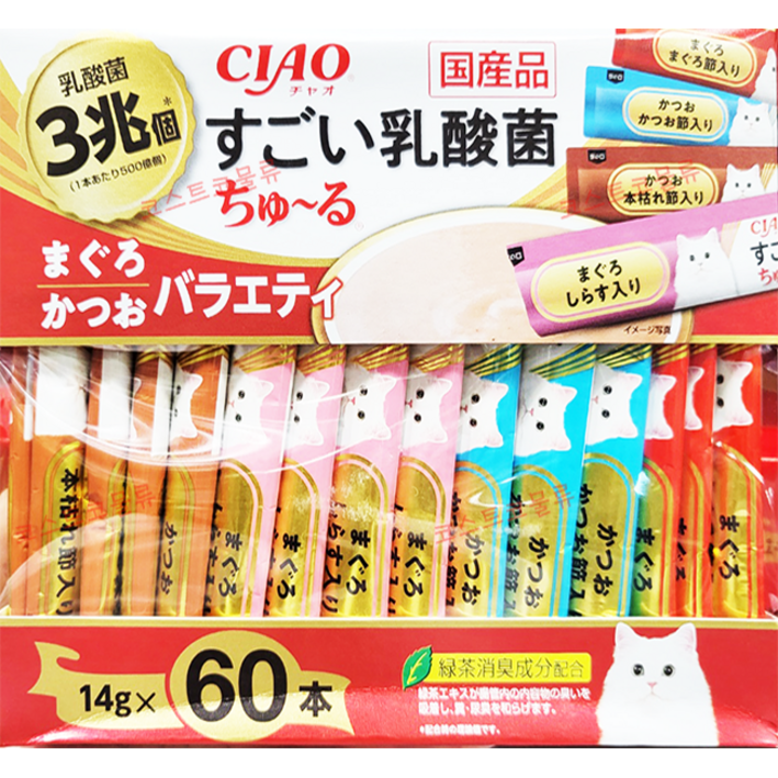 이나바 챠오츄르 유산균 버라이어티 SC-386 + 이도 알콜솜 추가 구성