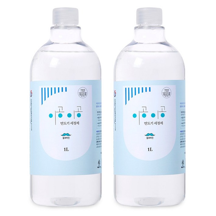이공이공 면도기 세정제 1L 면도날 클리너 항균 전기 면도기 살균 세척 세정액 이공이공 면도기 세정제 1L 면도날 클리너 항균 전기 면도기 살균 세척 세정액