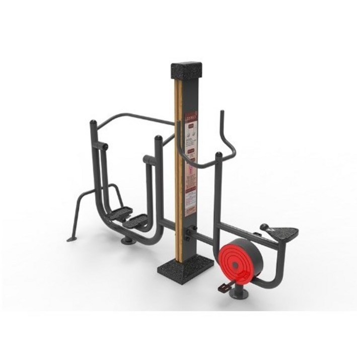 월드스포츠산업 야외운동기구 복합헬스머신 공중걷기 자전거타기 WDJ-7072