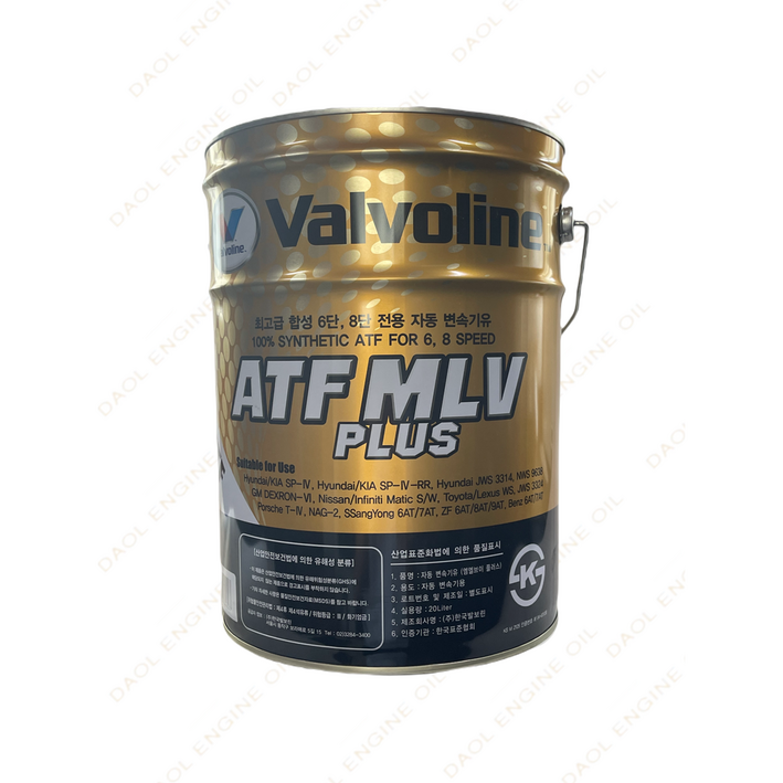 발보린 신형 엠엘브이 플러스 ATF MLV PLUS 68단 자동미션오일, ZF9단 추가, 신형, 100 합성오일 20L 발보린 신형 엠엘브이 플러스 ATF MLV PLUS 68단 자동미션오일, ZF9단 추가, 신형, 100 합성오일 20L